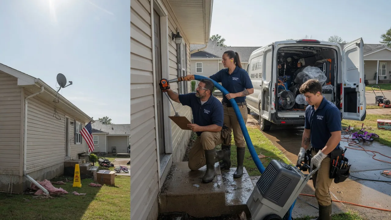 Ceiling Water Damage Restoration in Mount Pulaski, IL near me